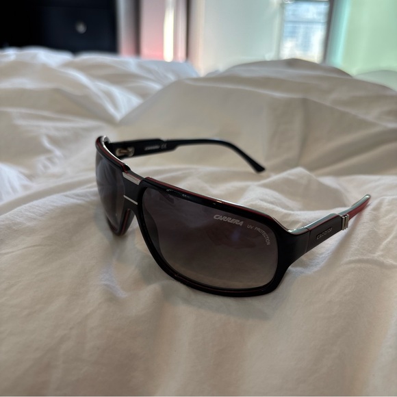 Carrera Black and Red Sunglasses - Picture 7 of 7